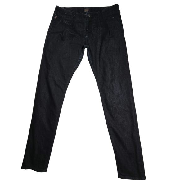 Citizens of Humanity Women Tag 30 (32x31) Pants Dark Keaton Pleated Slim Trouser - Picture 1 of 9